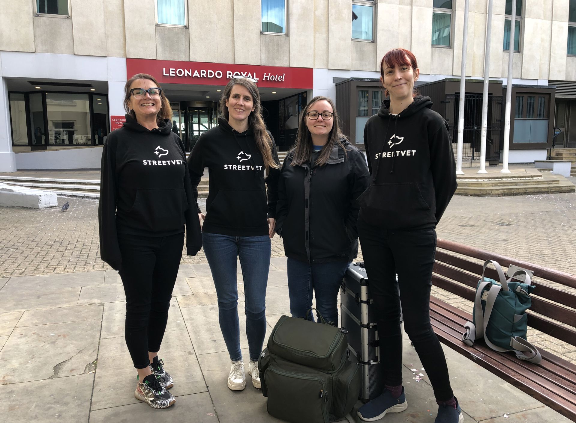 Team Photo - Emma, Beth, Erin and Justine, Brighton Volunteers.jpg